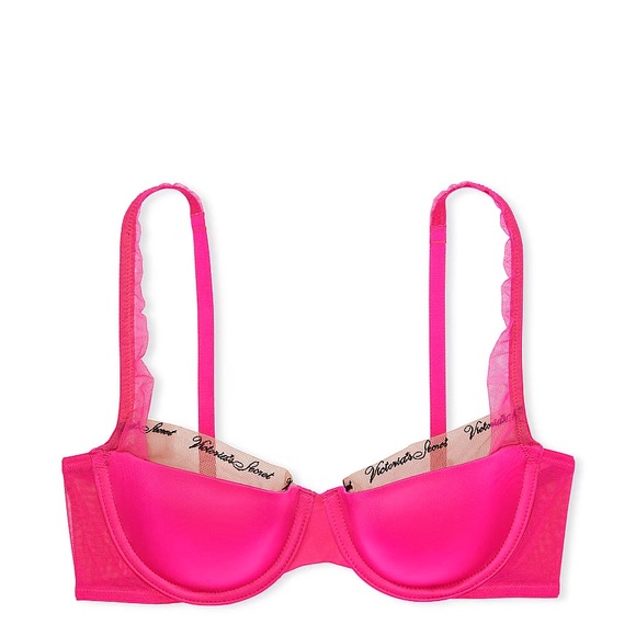 BNWT 36DD Logo Embroidery Lightly Lined Balconette Bra - Picture 8 of 8